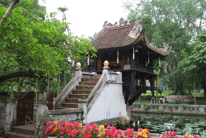 One Pillar Pagoda (Dien Huu Pagoda) in Hanoi