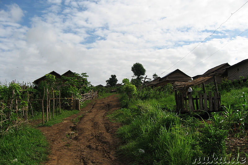 Pa-O-Village am Inle Lake, Myanmar