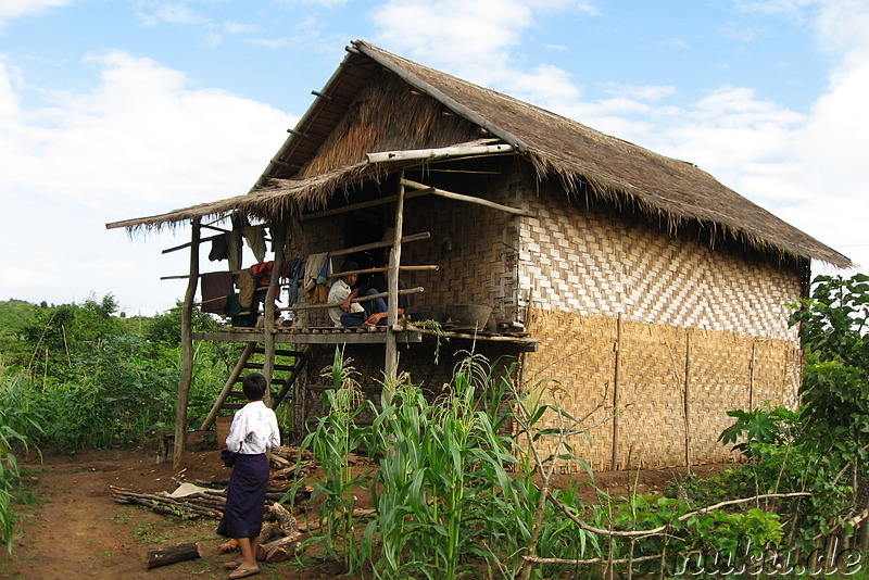 Pa-O-Village am Inle Lake, Myanmar