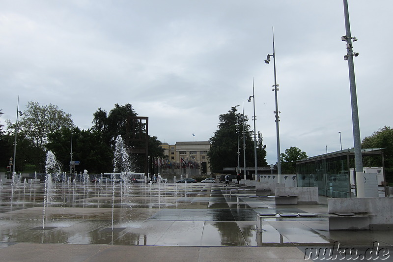 Palais des Nations - Europäischer Hauptsitz der Vereinten Nationen in Genf, Schweiz