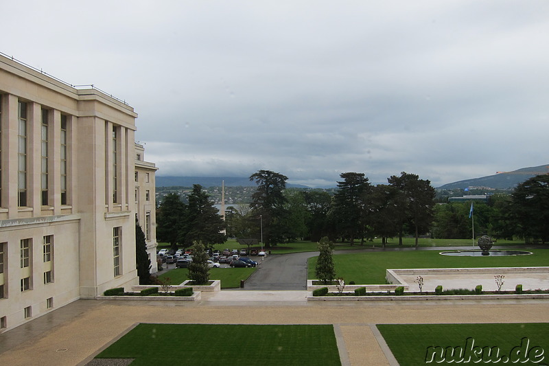 Palais des Nations - Europäischer Hauptsitz der Vereinten Nationen in Genf, Schweiz