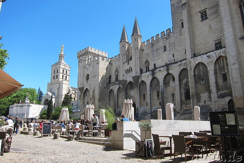 Palais des Papes - Papstpalast in Avignon, Frankreich