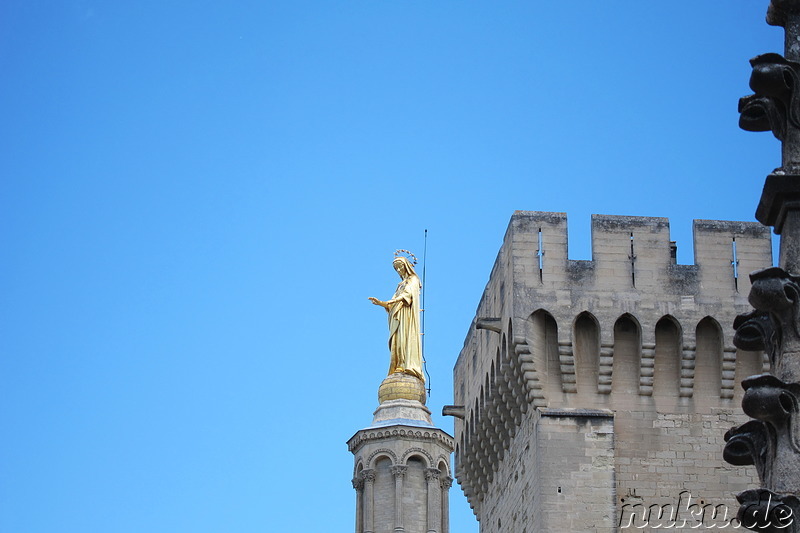 Palais des Papes - Papstpalast in Avignon, Frankreich