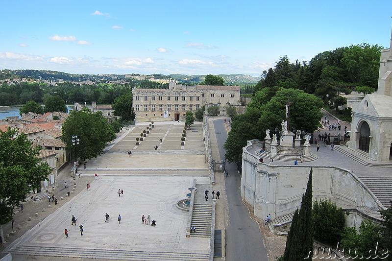 Palais des Papes - Papstpalast in Avignon, Frankreich