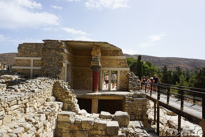 Palast von Knossos auf Kreta, Griechenland