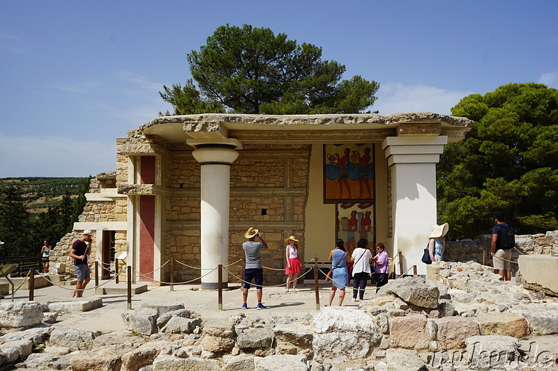 Palast von Knossos auf Kreta, Griechenland