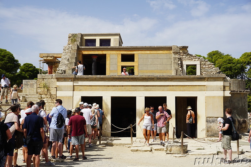 Palast von Knossos auf Kreta, Griechenland