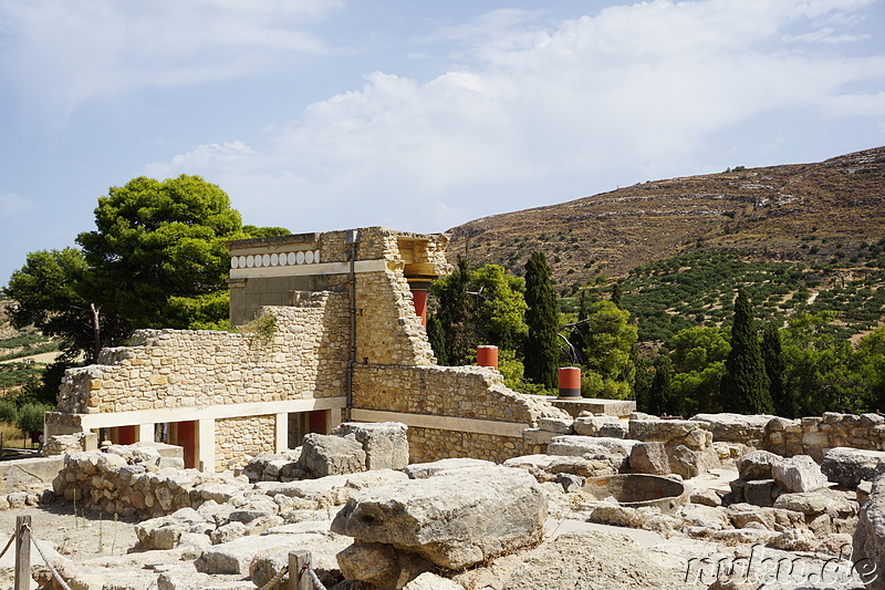 Palast von Knossos auf Kreta, Griechenland