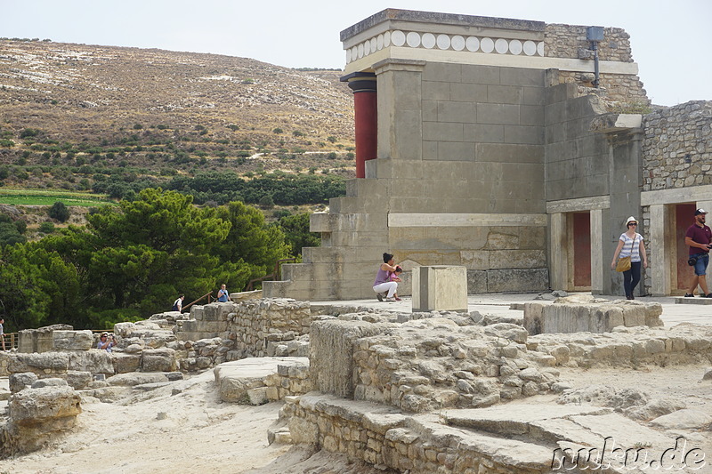 Palast von Knossos auf Kreta, Griechenland