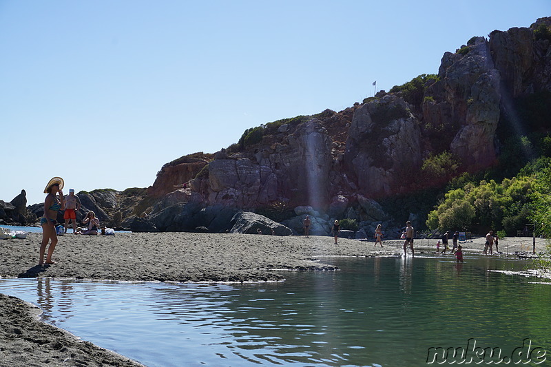 Palmenstrand von Preveli auf Kreta, Griechenland