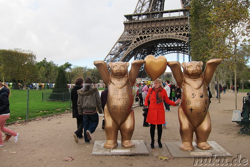 Parc du Champ de Mars in Paris, Frankreich