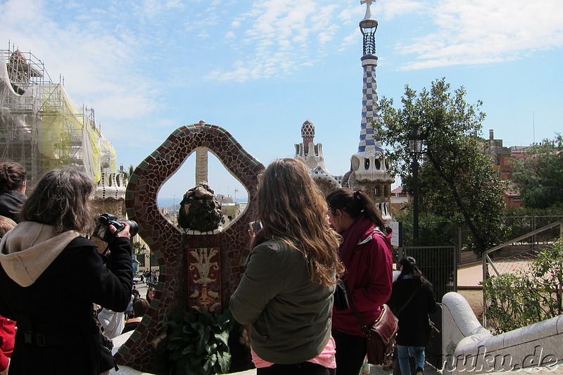 Park Güell in Barcelona, Spanien