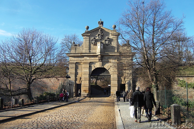 Parkanlage in Vysehrad, Prag, Tschechien