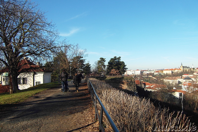 Parkanlage in Vysehrad, Prag, Tschechien