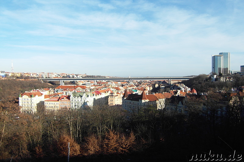 Parkanlage in Vysehrad, Prag, Tschechien