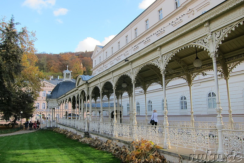 Parkkolonnade in Karlsbad, Tschechien