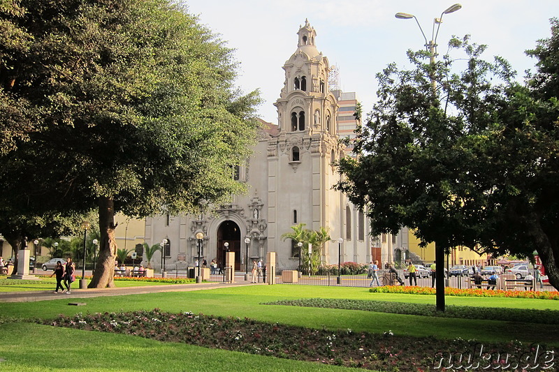 Parque Central in Lima, Peru