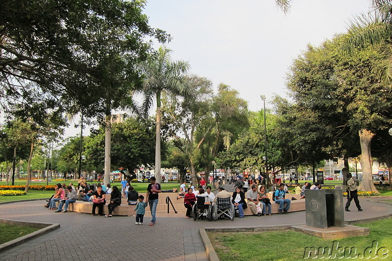 Parque Central in Lima, Peru