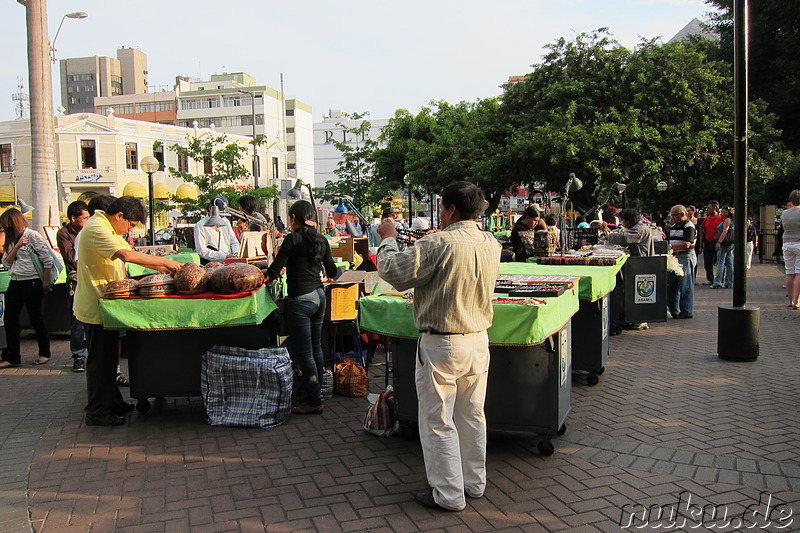 Parque Central in Lima, Peru