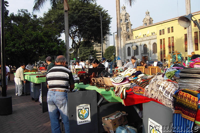 Parque Central in Lima, Peru