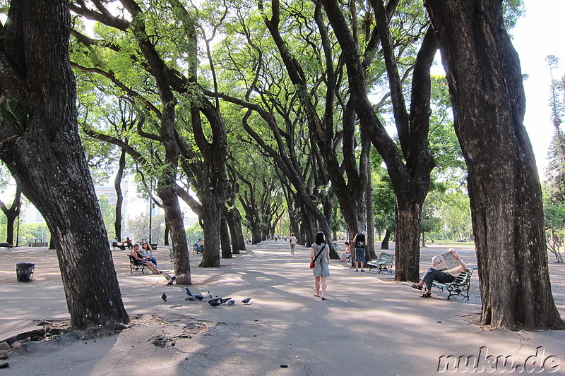 Parque Lezama in San Telmo, Buenos Aires, Argentinien