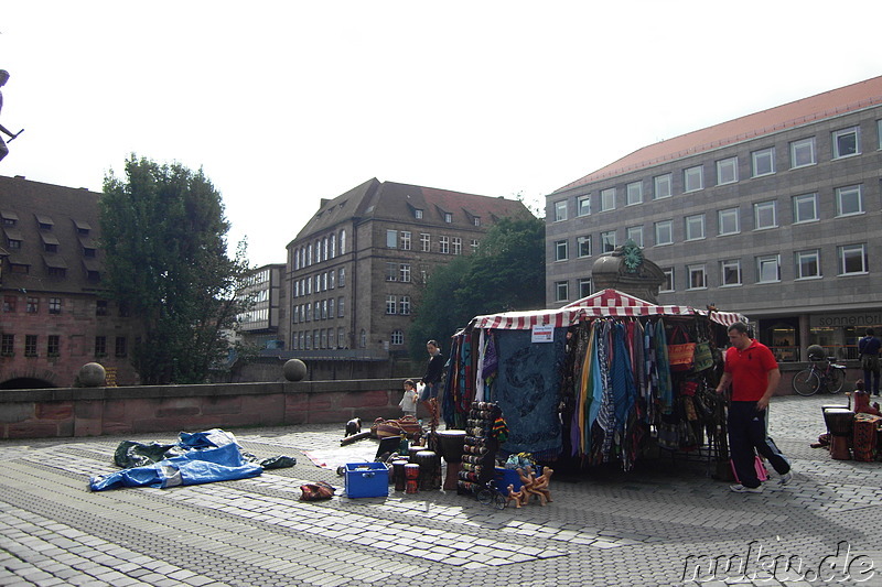 Pegnitzbrücken und -inseln in Nürnberg