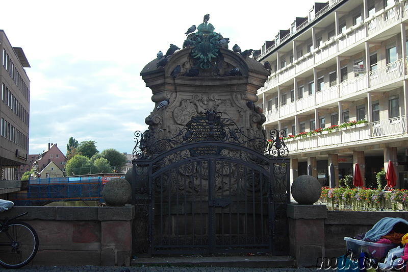 Pegnitzbrücken und -inseln in Nürnberg