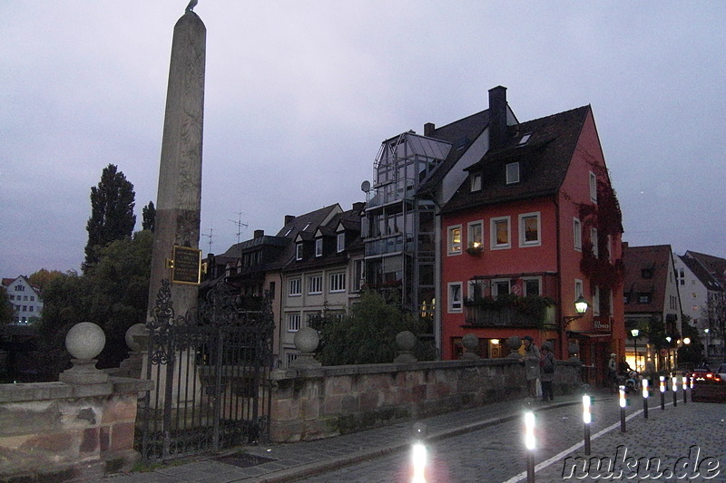 Pegnitzbrücken und -inseln in Nürnberg