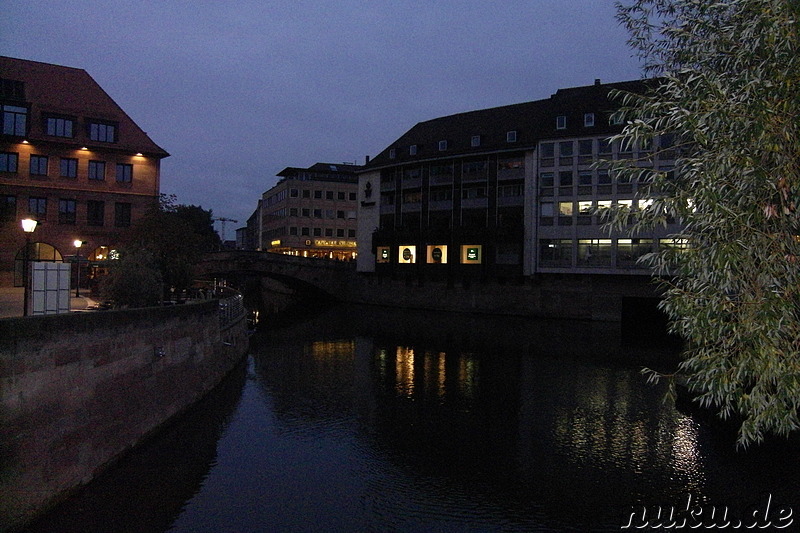 Pegnitzbrücken und -inseln in Nürnberg