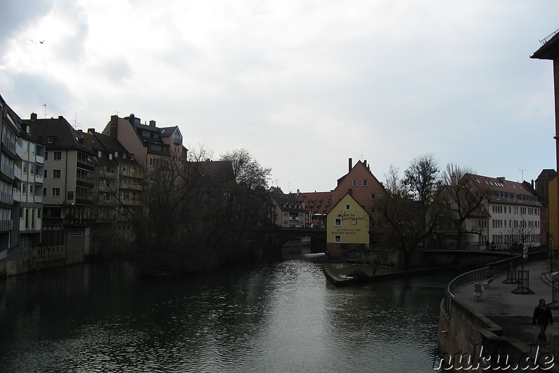 Pegnitzbrücken und -inseln in Nürnberg