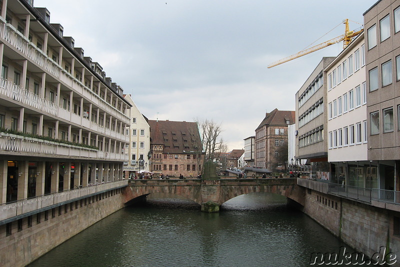 Pegnitzbrücken und -inseln in Nürnberg