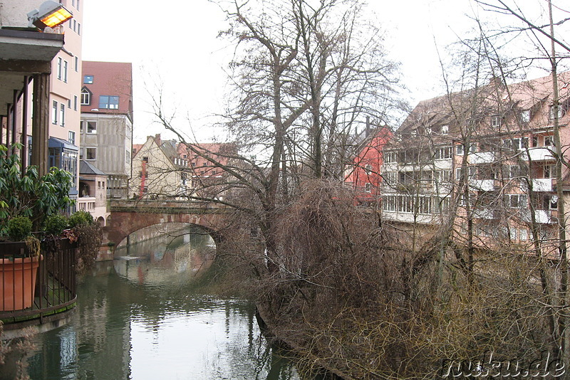 Pegnitzbrücken und -inseln in Nürnberg