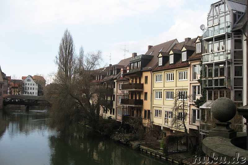 Pegnitzbrücken und -inseln in Nürnberg