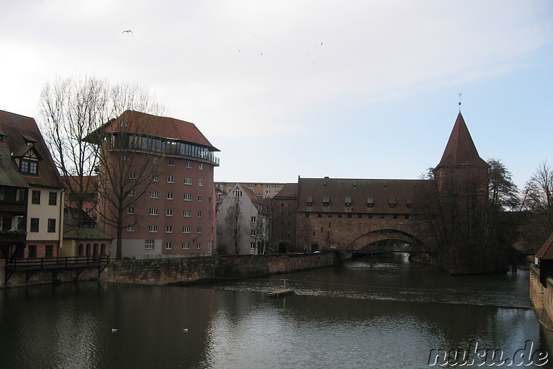 Pegnitzbrücken und -inseln in Nürnberg