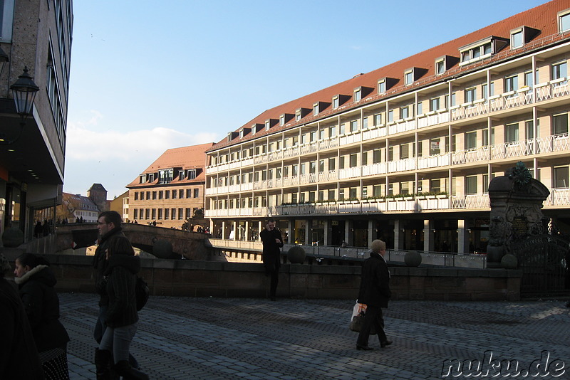 Pegnitzbrücken und -inseln in Nürnberg