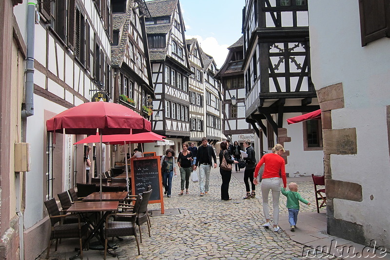 Petit France - Stadtviertel in Strasbourg, Frankreich