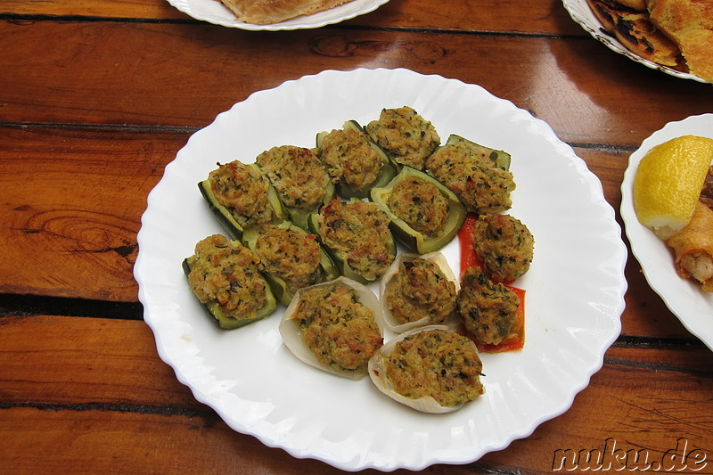 Petits Farcis - Spezialitäten aus Nizza im Chez Rene Socca