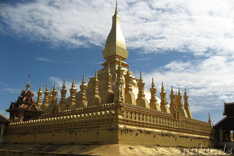 Pha That Luang Tempel in Vientiane, Laos