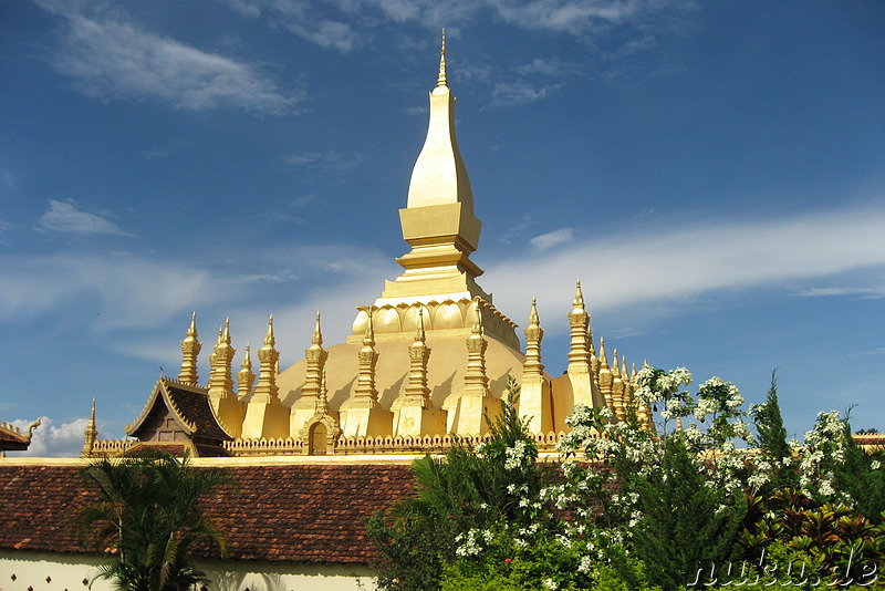 Pha That Luang Tempel in Vientiane, Laos