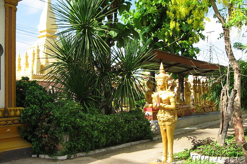 Pha That Luang Tempel in Vientiane, Laos