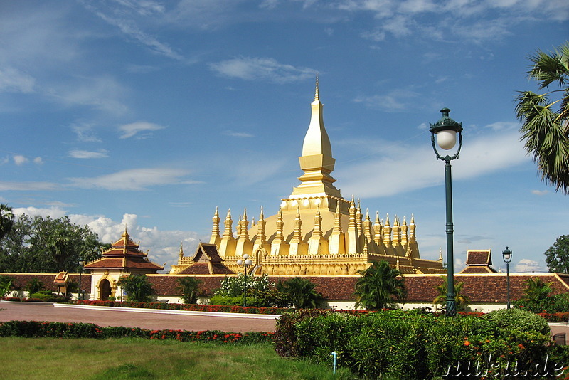 Pha That Luang Tempel in Vientiane, Laos