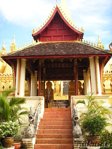 Pha That Luang Tempel in Vientiane, Laos