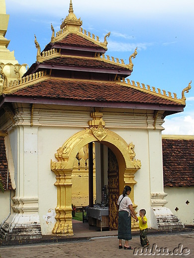 Pha That Luang Tempel in Vientiane, Laos