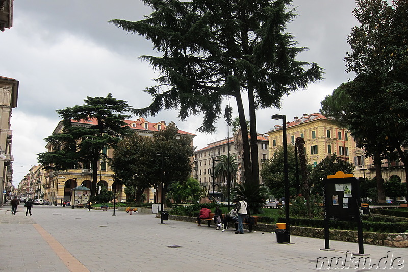 Piazza Benedetto Brin in La Spezia, Italien