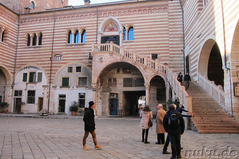 Piazza dei Signori in Verona, Italien