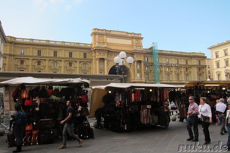 Piazza della Repubblica in Florenz, Italien