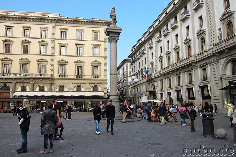 Piazza della Repubblica in Florenz, Italien