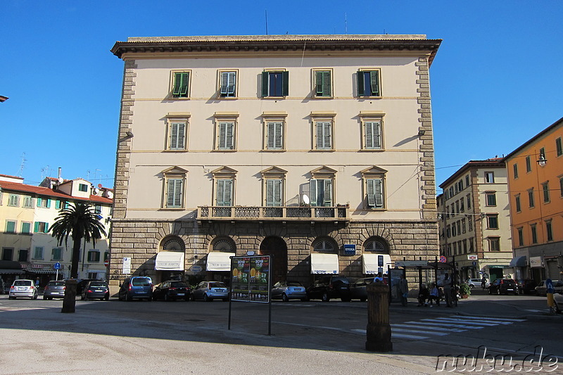 Piazza della Repubblica in Livorno, Italien