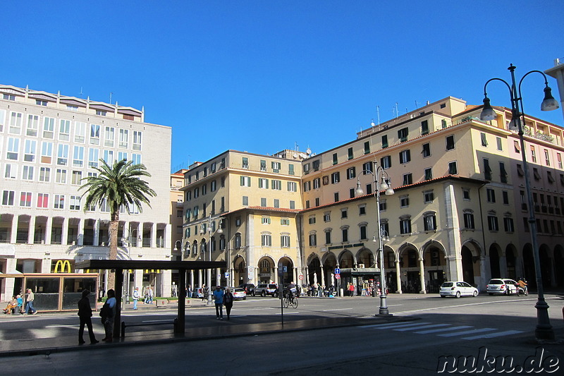 Piazza Grande in Livorno, Italien