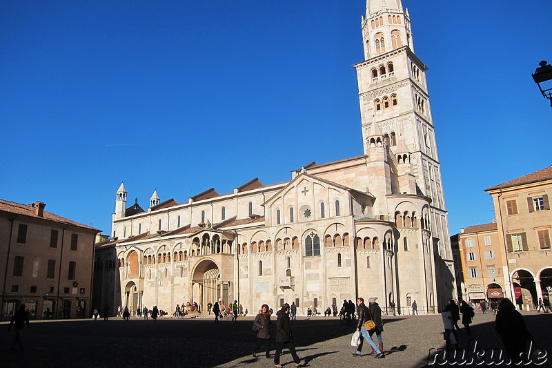 Piazza Grande in Modena, Italien